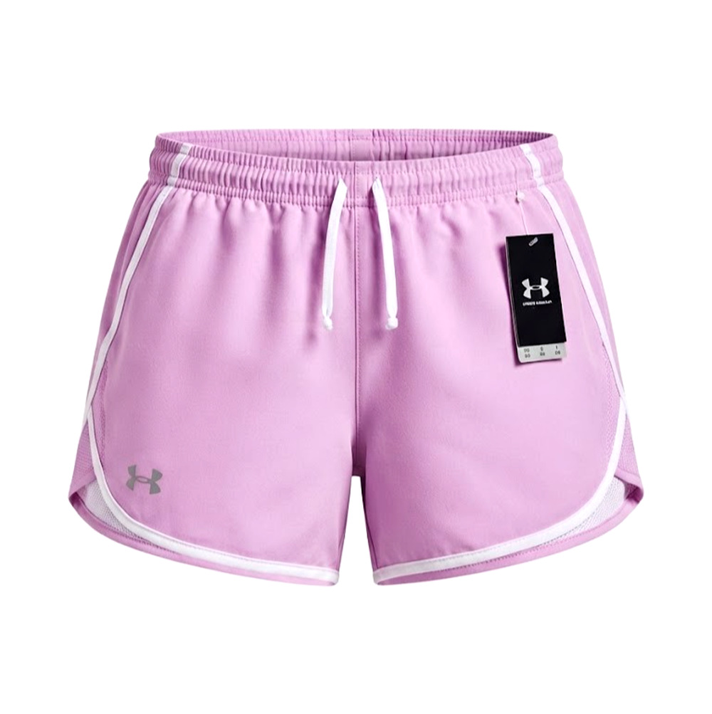 NWT Under Armour Women’s UA Fly By 3" Athletic Running Shorts Pink Size 2XL